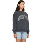 ANINE BING Black Miles New Classic Sweatshirt