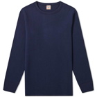 The Real McCoy's Men's Long Sleeve Military Thermal T-Shirt in Navy
