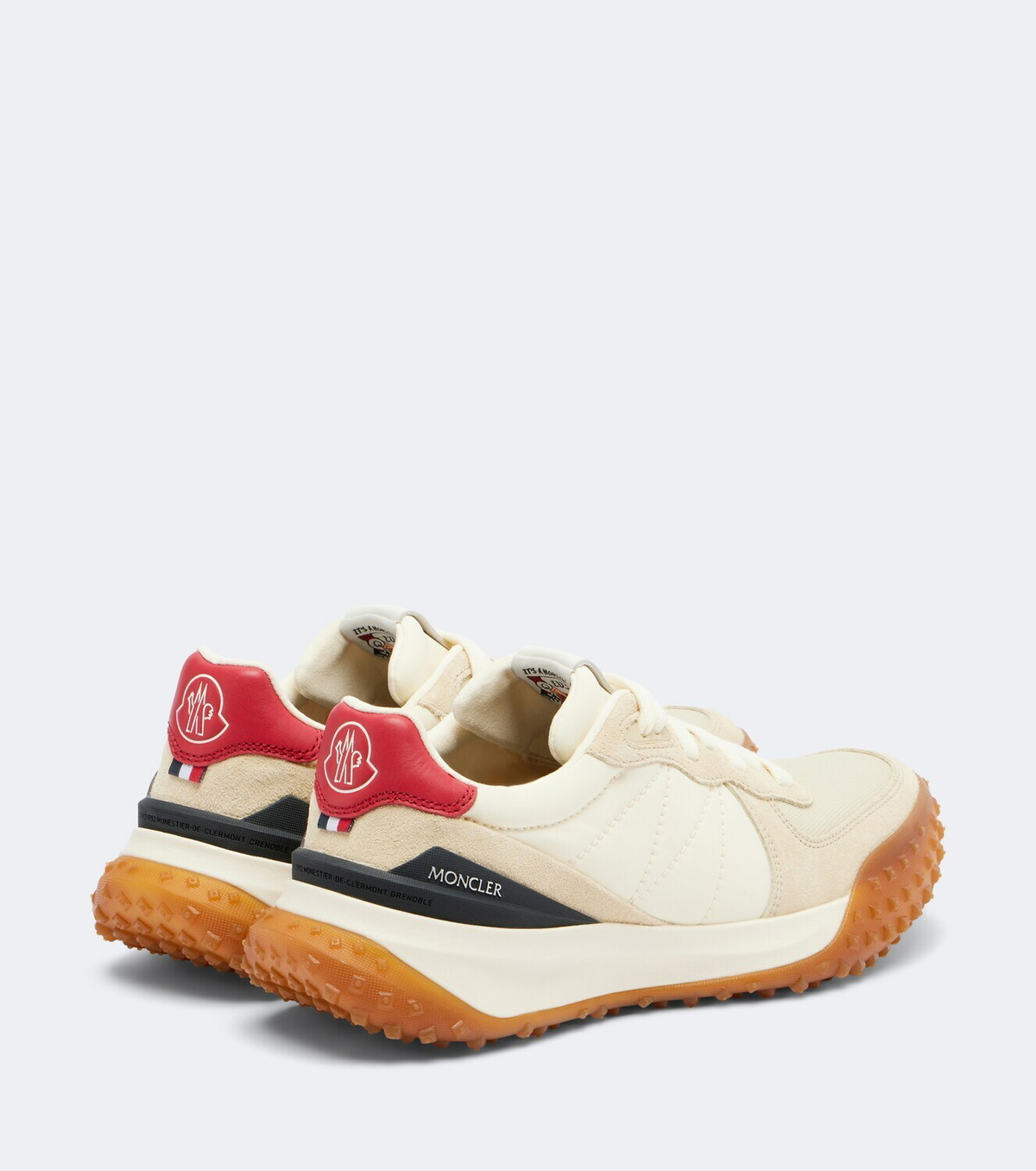 Moncler Moncler City Trek suede-trimmed sneakers