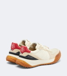 Moncler Moncler City Trek suede-trimmed sneakers