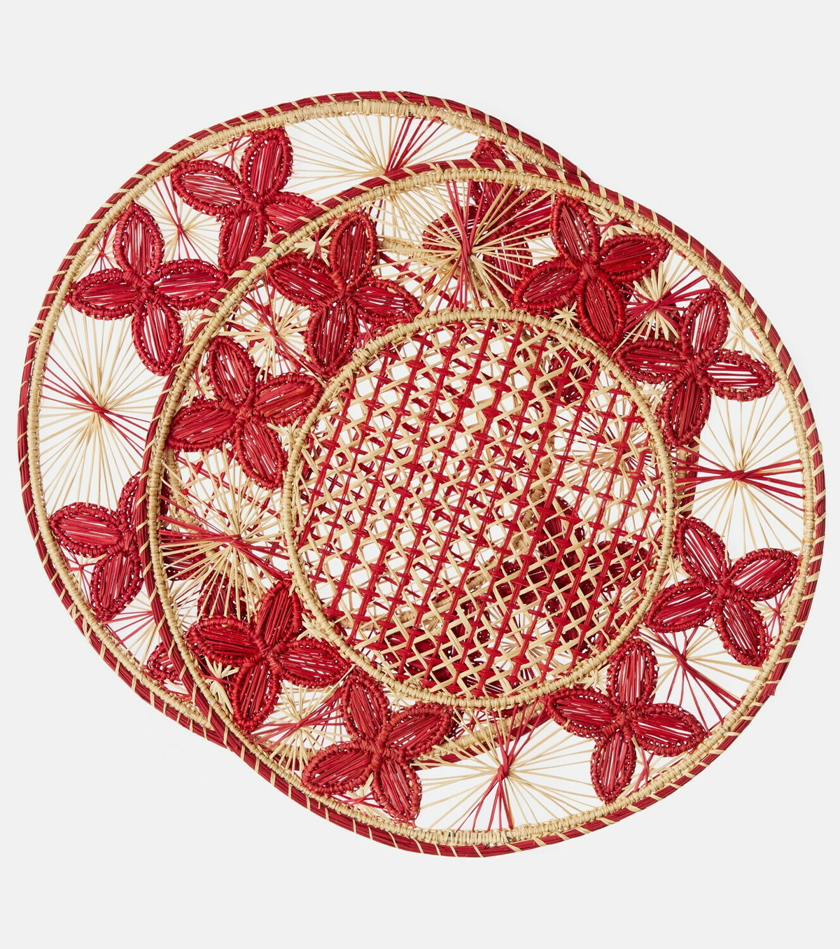 Cabana Louloudi set of 2 wicker placemats