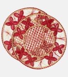 Cabana Louloudi set of 2 wicker placemats