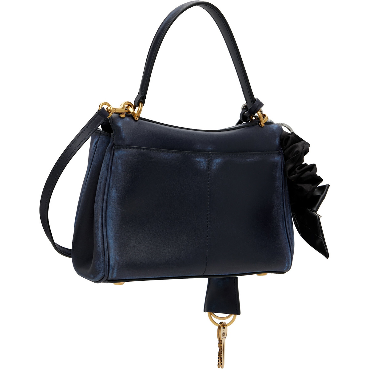 Balenciaga Navy Charms Mini Rodeo Bag