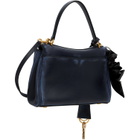 Balenciaga Navy Charms Mini Rodeo Bag