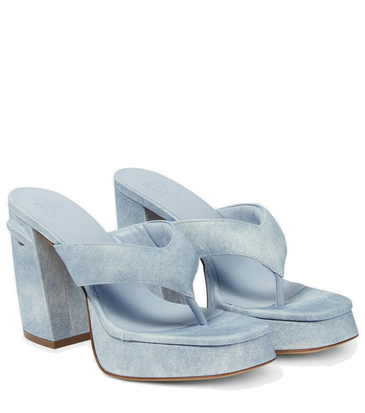 Gia Borghini - Gia/Rhw Rosie 12 leather thong sandals Gia Borghini