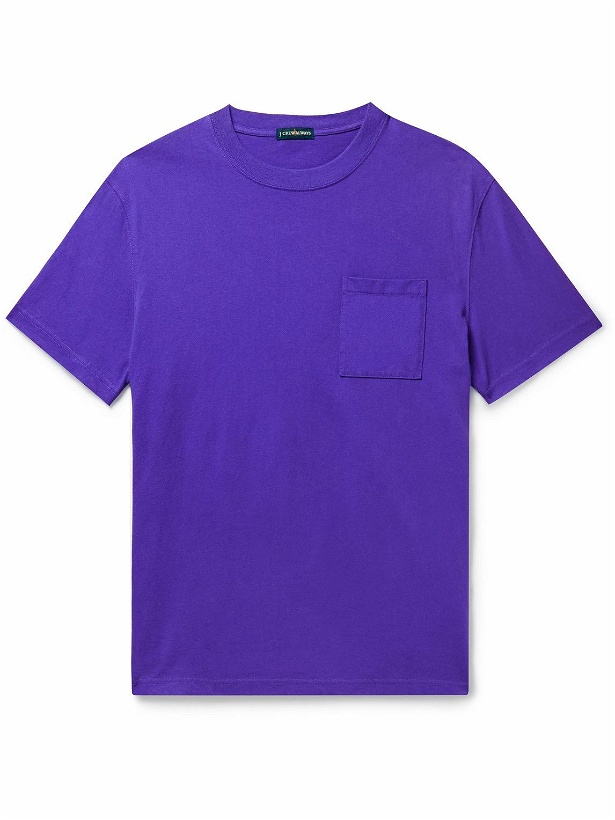 Photo: J.Crew - Cotton-Jersey T-Shirt - Purple