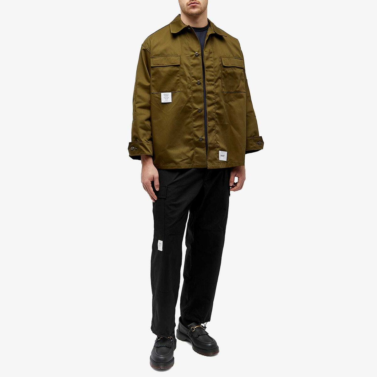 WTAPS Men's 05 Shirt Jacket in Olive Drab WTAPS