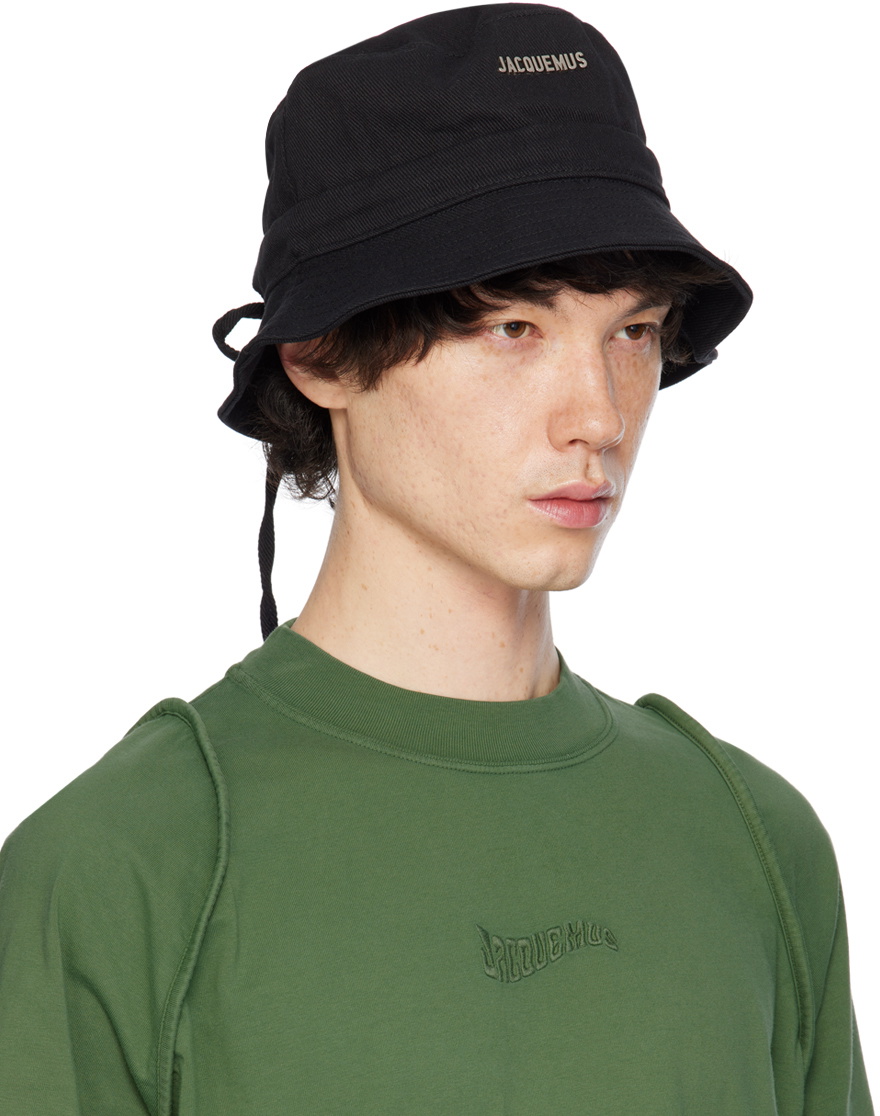 Jacquemus Black Les Classiques 'Le bob Gadjo' Bucket Hat