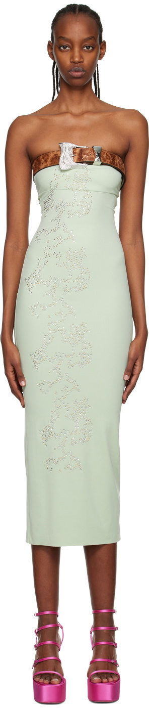 Poster Girl Green Zahara Midi Dress