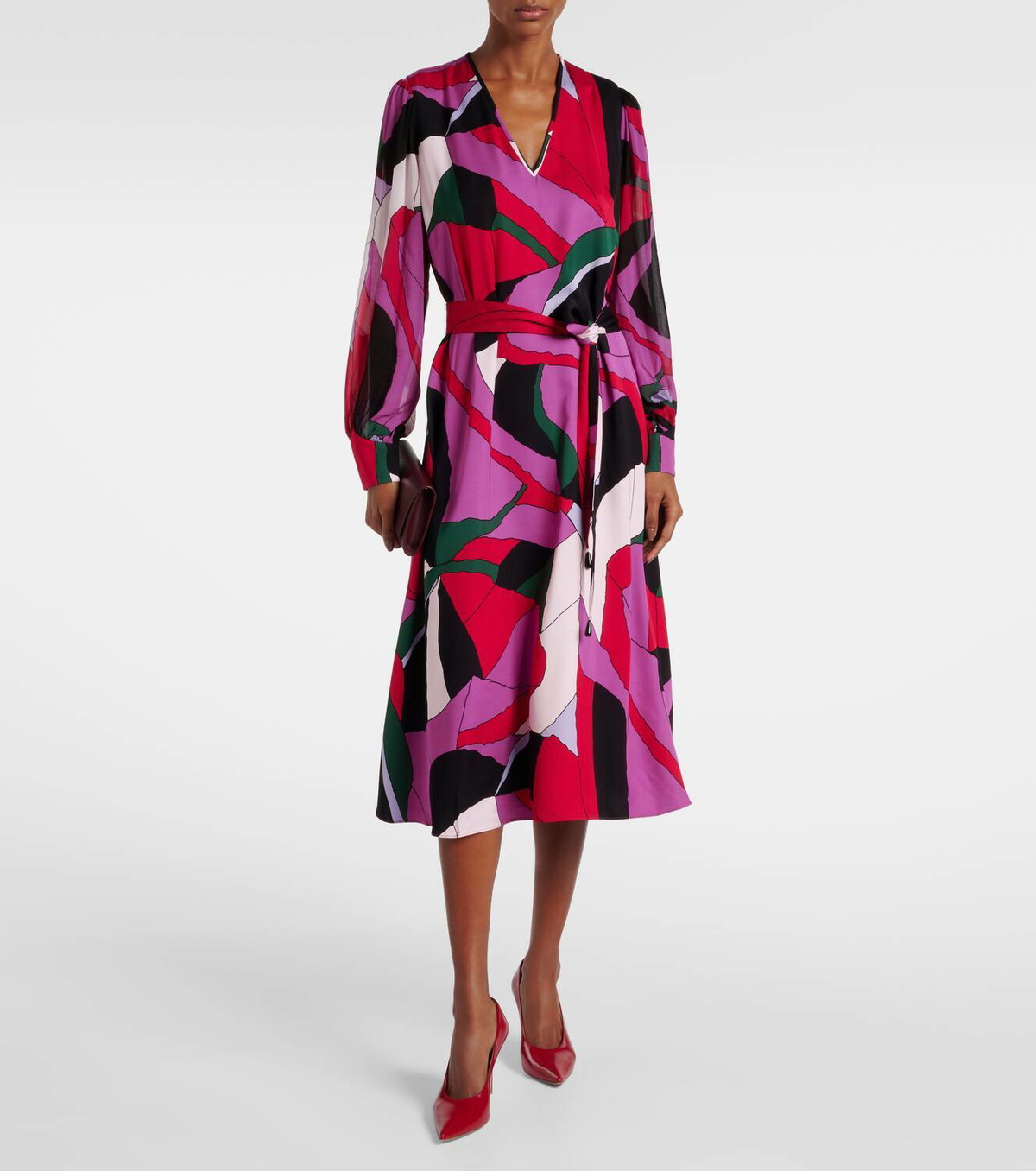 Diane von Furstenberg Abel printed midi dress