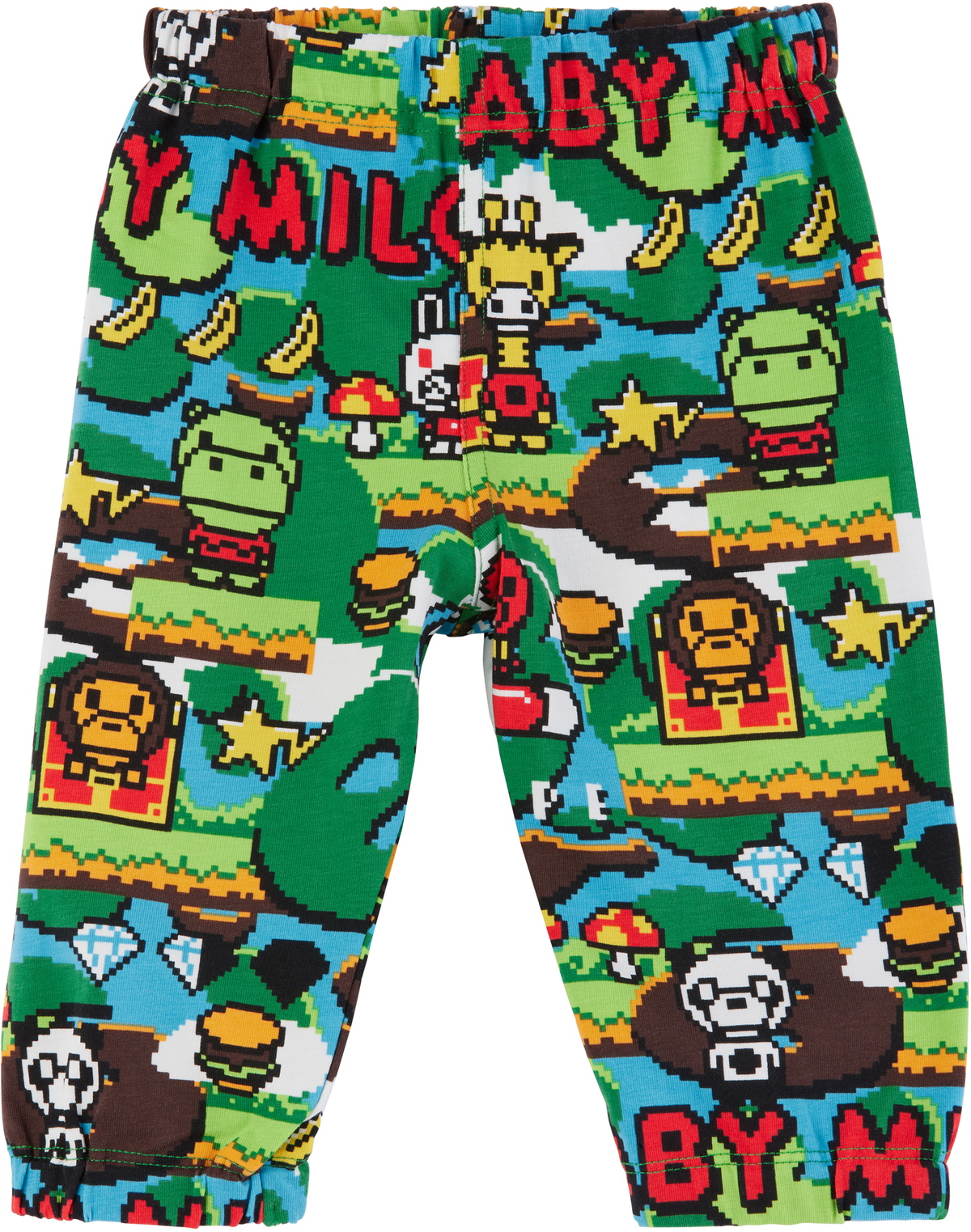 BAPE Baby Multicolor Baby Milo Game Pattern Sweatpants A Bathing Ape