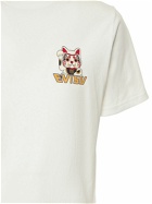 EVISU Cotton Lucky Cat Printed T-shirt