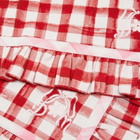 Damson Madder Women's 2 Set Ruffle Placemat in Gingham Mix 