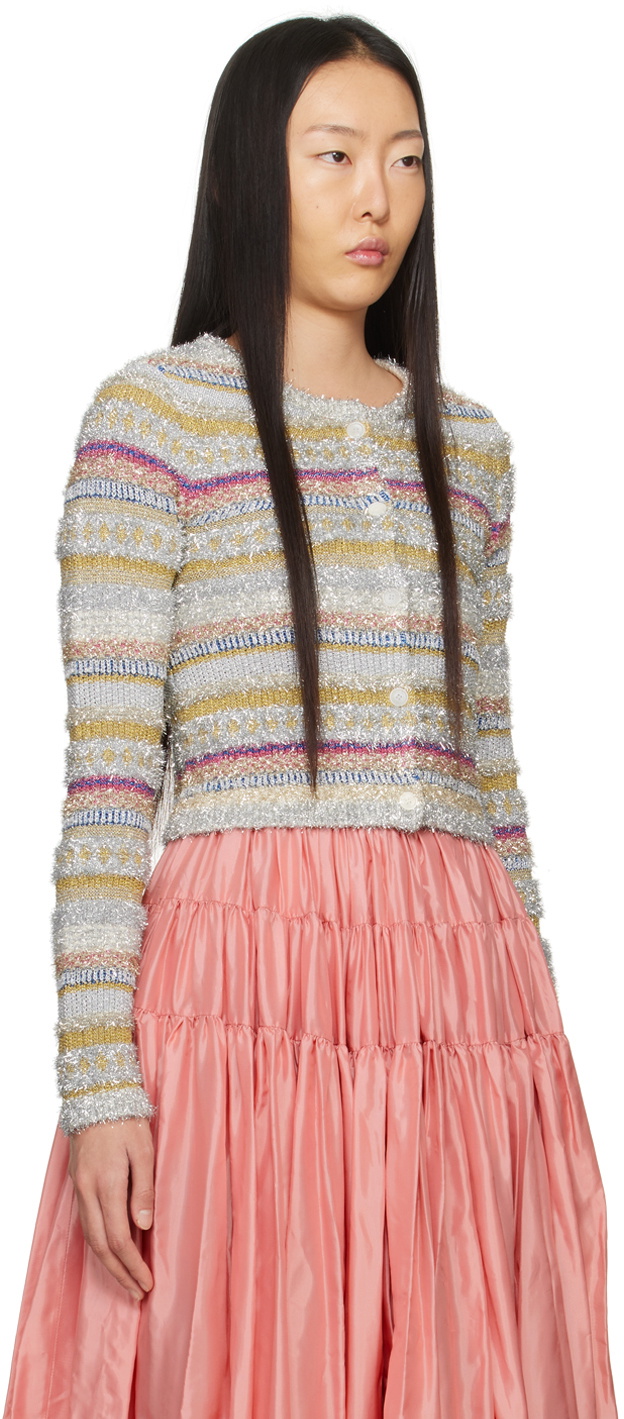 Molly Goddard Silver Joanna Cardigan Molly Goddard