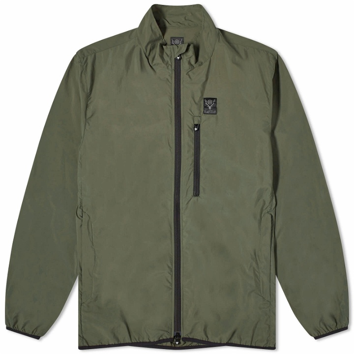 Photo: South2 West8 Men's Packable Nylon Typewriter Jacket in Green