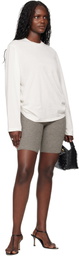Fear of God ESSENTIALS Brown Holiday Waffle Biker Shorts
