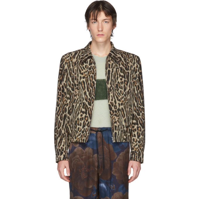 Photo: Dries Van Noten Brown and Black Wool Villiam Jacket