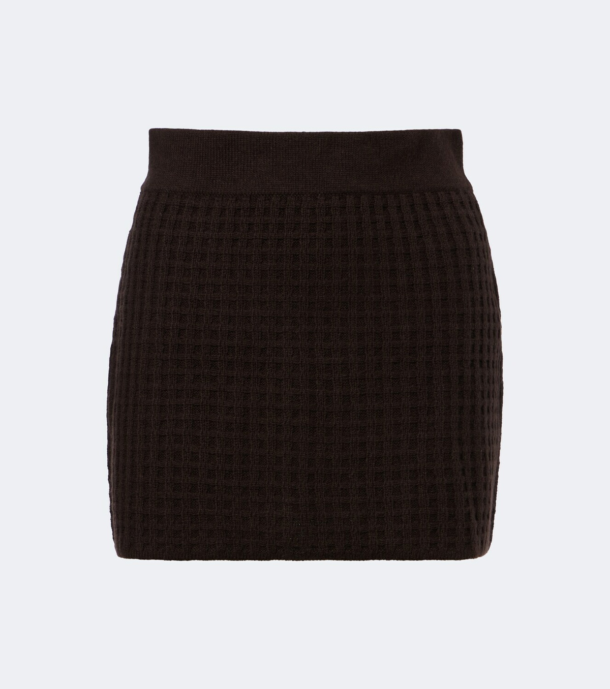 Jardin des Orangers Wool and cashmere jacquard miniskirt