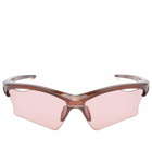 Le Specs x No Problemo Pluto Sunglasses in Tobacco/Pink Tint 
