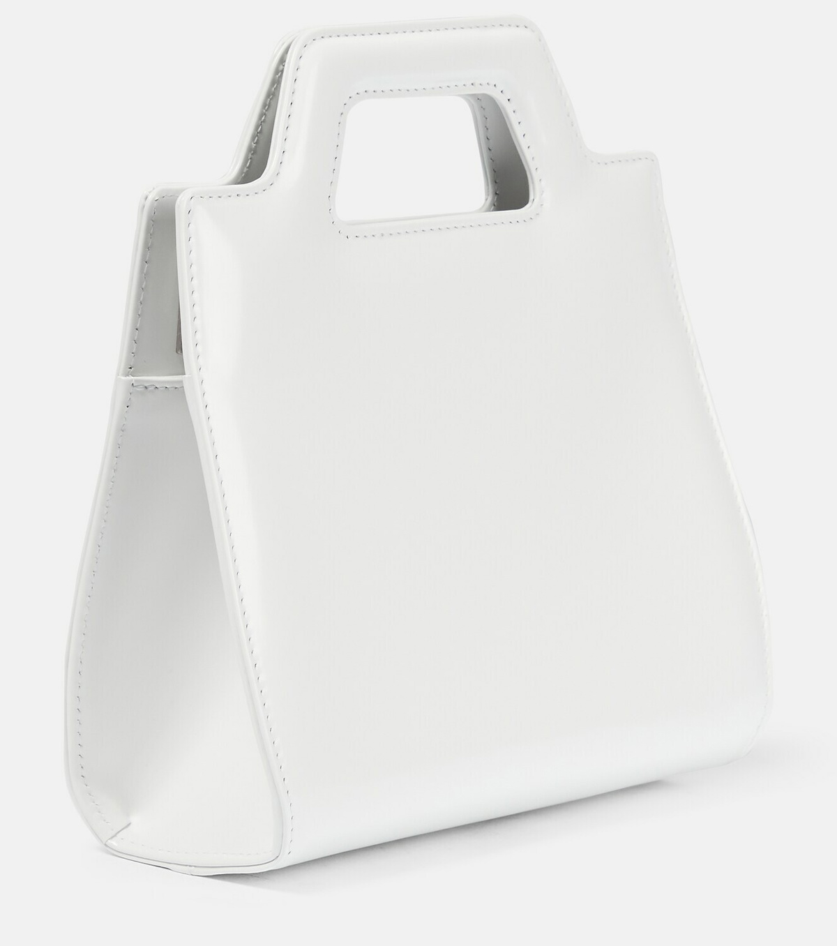 トートバッグ SALVATORE FERRAGAMO WANDA MINI BAG Wanda Mini leather tote bag in black - Ferragamo | Mytheresa