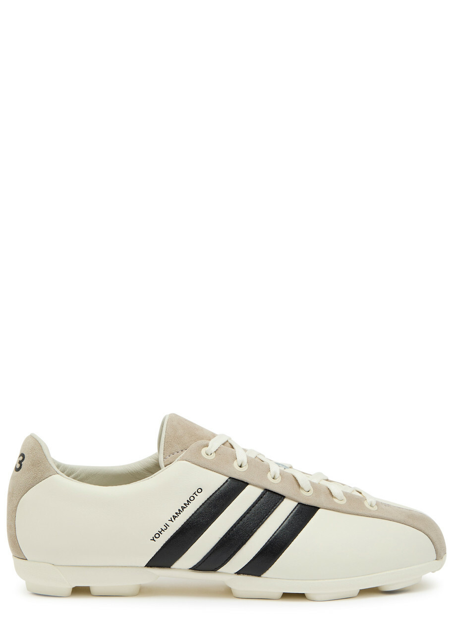 Y-3 Y-3 Panelled Leather Sneakers White