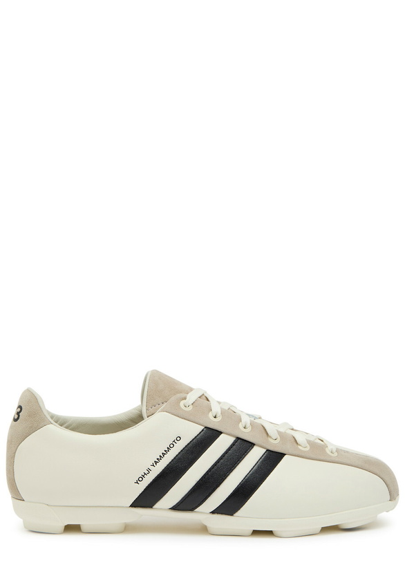 Photo: Y-3 Y-3 Panelled Leather Sneakers White
