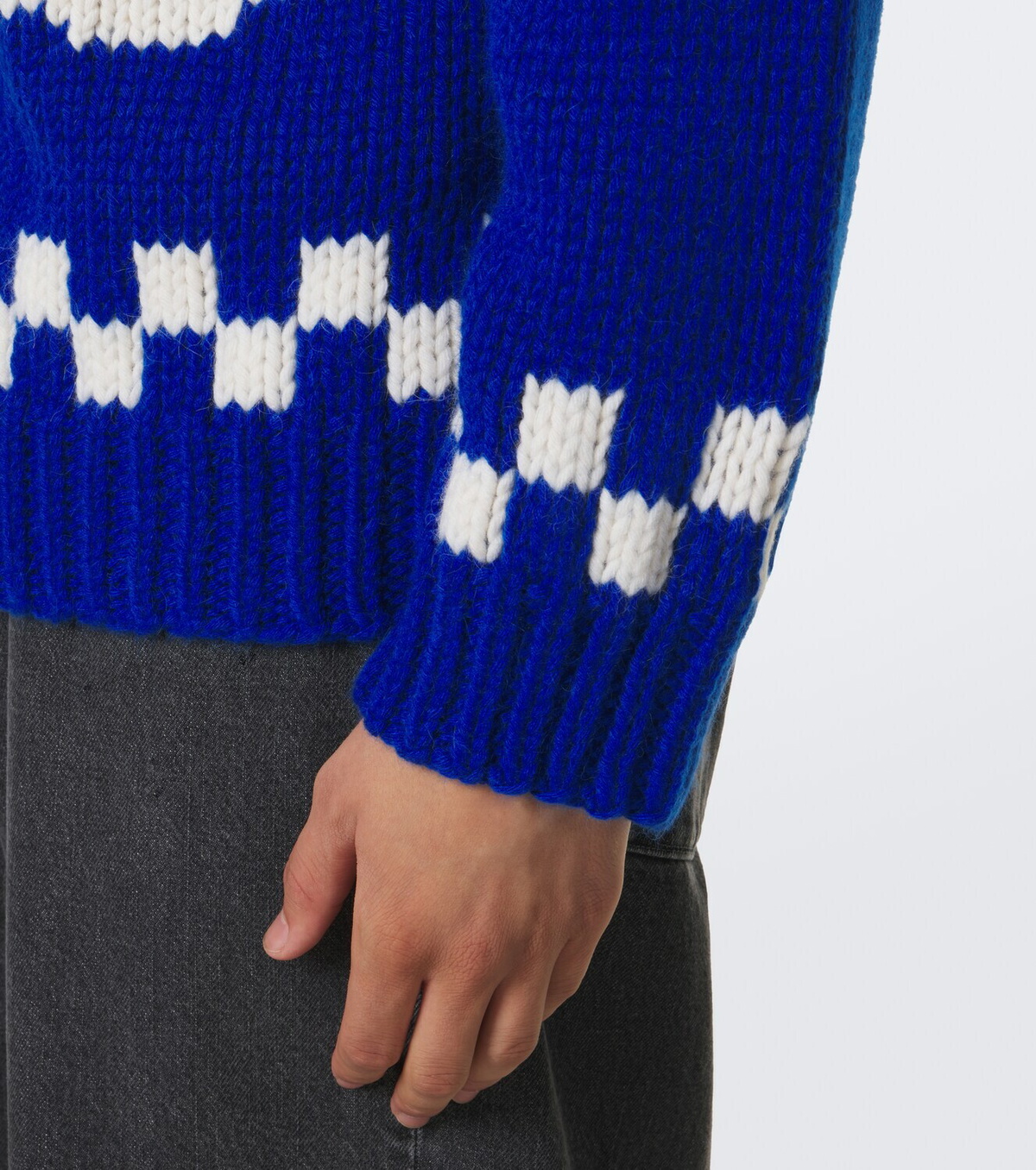 Canada Goose Intarsia wool and alpaca zip-up sweater