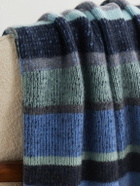 The Elder Statesman - Striped Cashmere Blanket