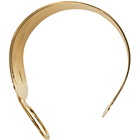 MM6 Maison Margiela Gold Can Tab Cuff Bracelet