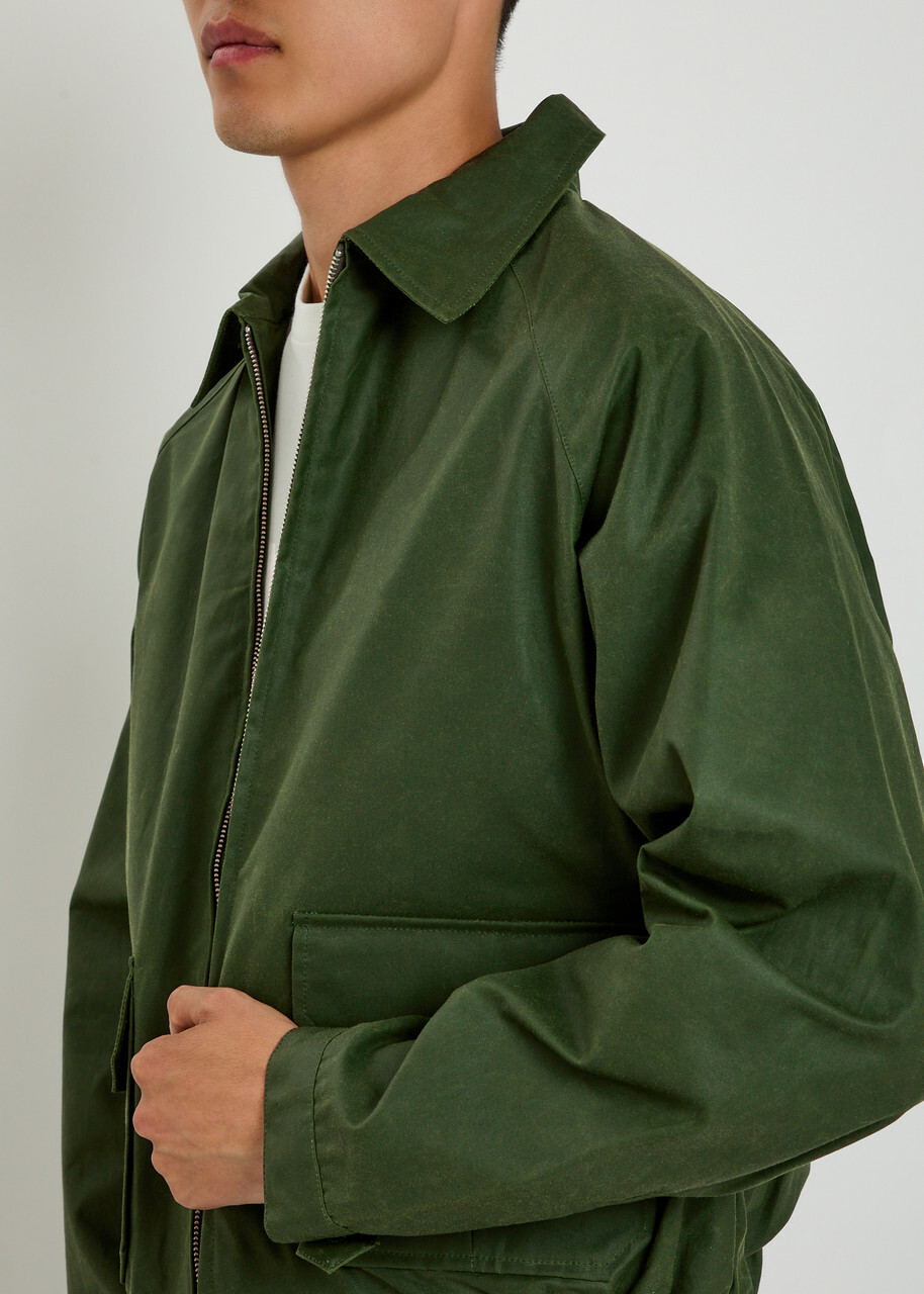 Bode Waxed Cotton Jacket Green