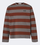 Miu Miu Striped cotton jersey T-shirt