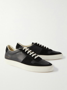 Common Projects - Bball Suede-Trimmed Leather Sneakers - Black