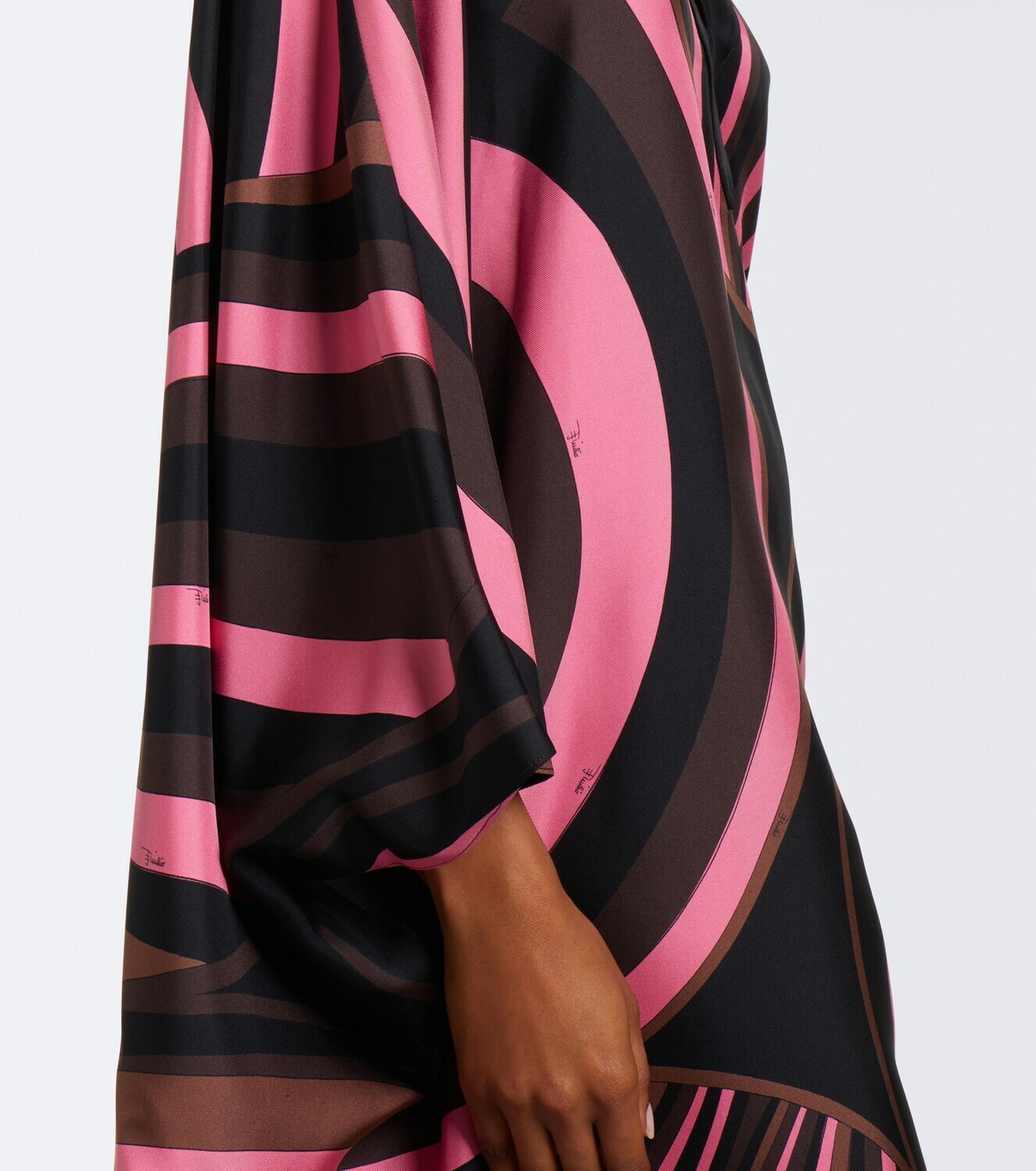 Pucci Iride silk twill kaftan
