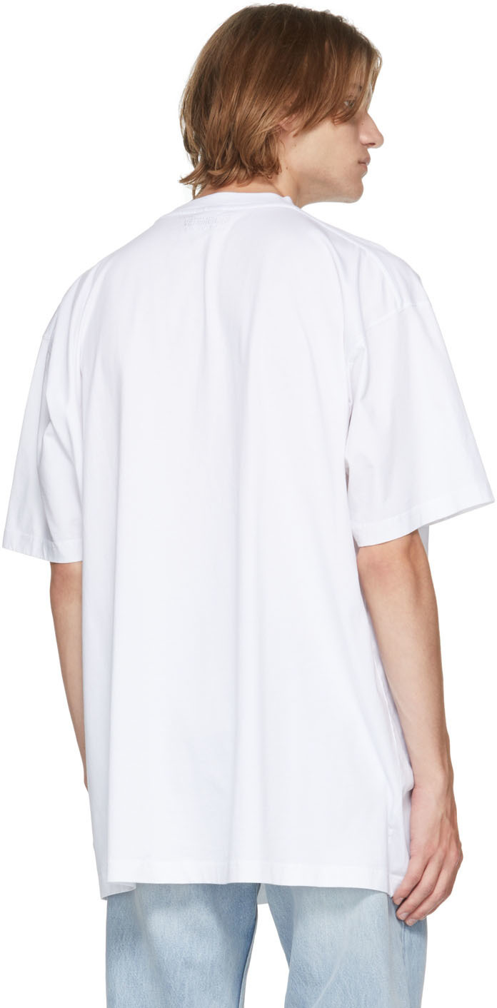 VETEMENTS White Wild Unicorn T-Shirt Vetements