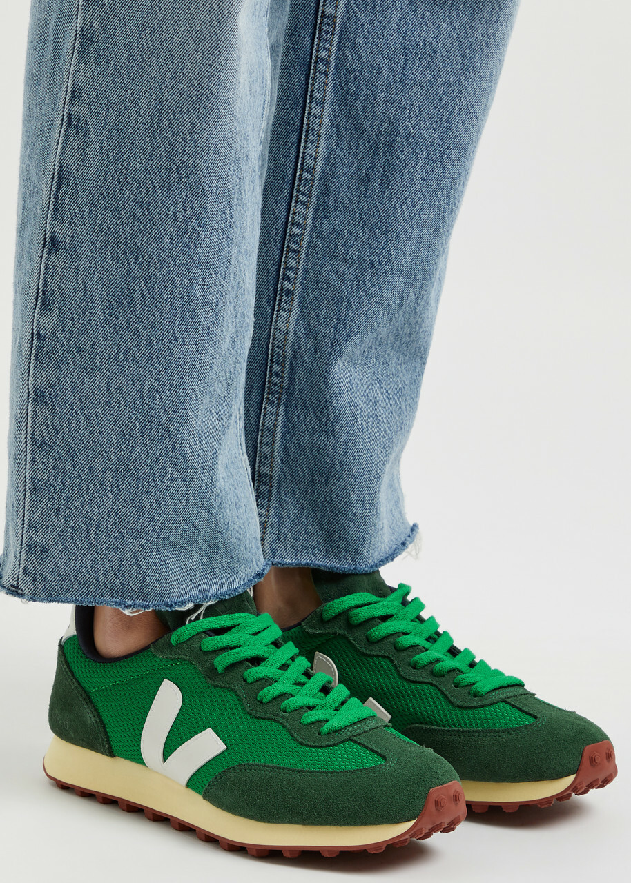 Veja Rio Branco Panelled Mesh Sneakers Green