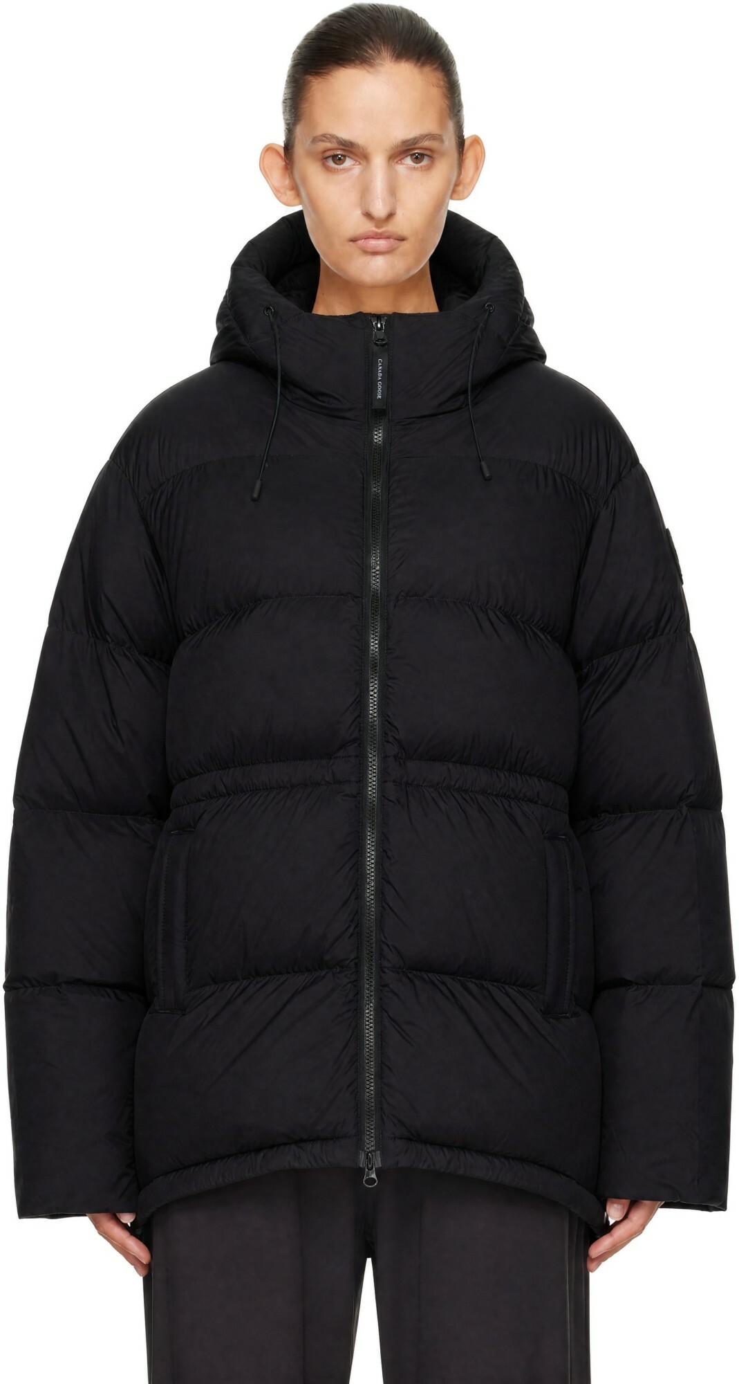 Canada Goose Black Fallon Puffer Down Coat