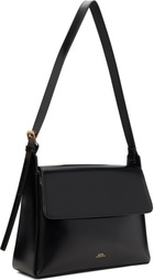 A.P.C. Black Virginie Flap Bag