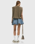 ROTATE Birger Christensen DENIM MINI SKIRT Blue Women