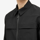 Wood Wood Men's Lennon Zip Through Shirt in Black