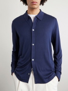 Lardini - Silk Shirt - Blue