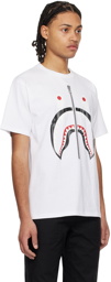 BAPE White Speed Racer Shark T-Shirt