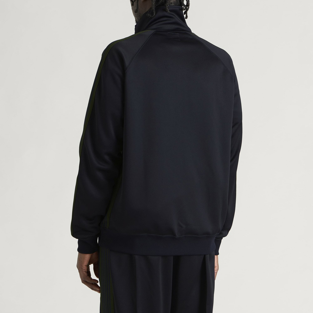 Needles Men's Poly Smooth Track Jacket in Navy