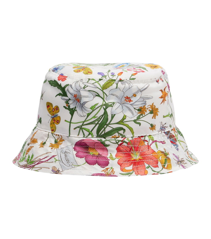 Photo: Gucci Floral silk bucket hat