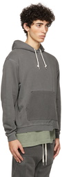 John Elliott Black Reconstructed Vintage Hoodie