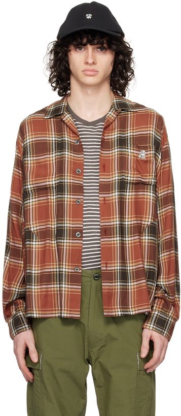 Photo: the Shepherd UNDERCOVER Orange & Yellow Check Shirt