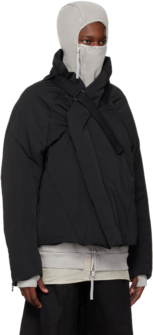 Julius Black Hi-Neck Down Jacket Julius