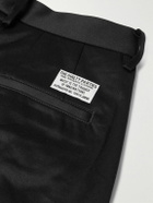 Wacko Maria - Straight-Leg Pleated Cotton-Twill Trousers - Black