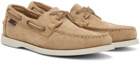 Sebago Beige Portland Boat Shoes