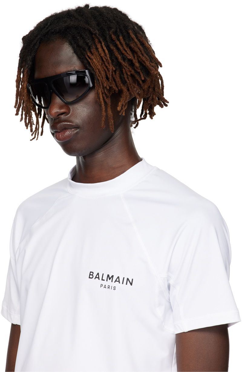 Balmain Black 'Le Masque' Sunglasses