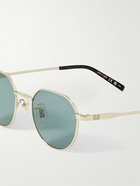 Dunhill - Round-Frame Gold-Tone Sunglasses